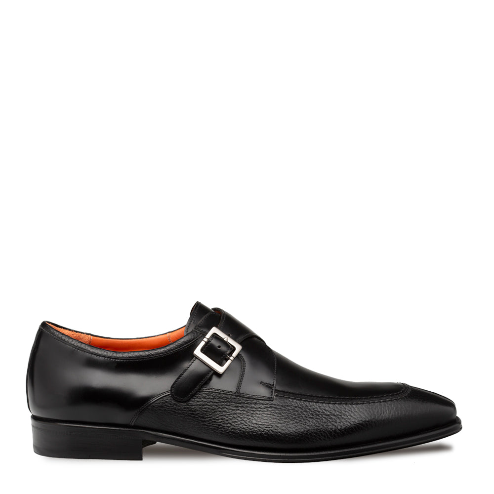 Mezlan Pego Monk Strap - Luxury Italian Leather Shoes - 8