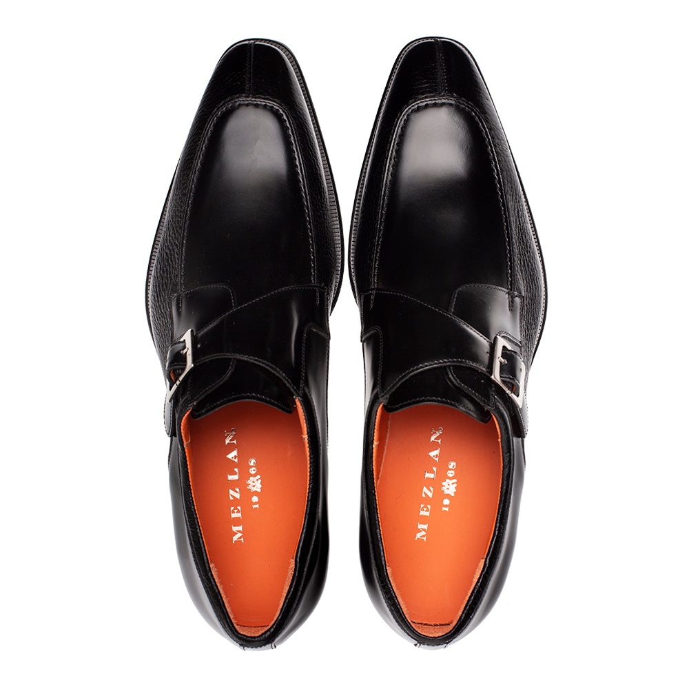 Mezlan Pego Monk Strap - Luxury Italian Leather Shoes - 8