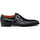 Mezlan Pego Navy Deerskin Monk Strap Shoe (21158)