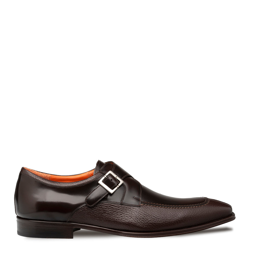Mezlan Pego Monk Strap - Luxury Italian Leather Shoes - 8