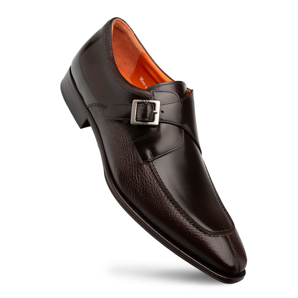 Mezlan Pego Monk Strap - Luxury Italian Leather Shoes - 8