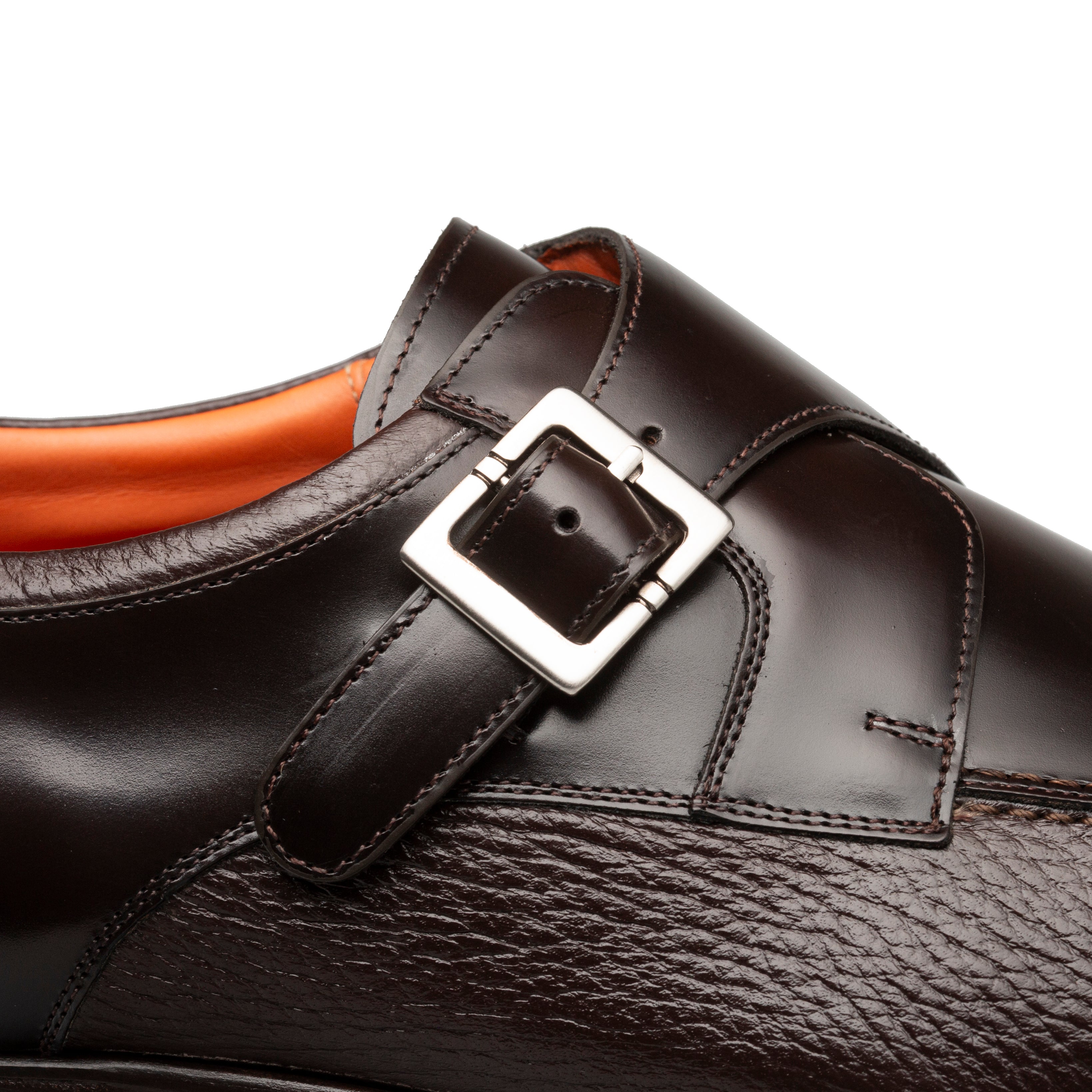 Mezlan Pego Monk Strap - Luxury Italian Leather Shoes - 8