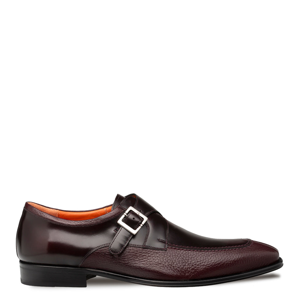 Mezlan Pego Monk Strap - Luxury Italian Leather Shoes - 8