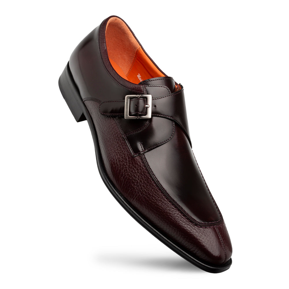 Mezlan Pego Monk Strap - Luxury Italian Leather Shoes - 8