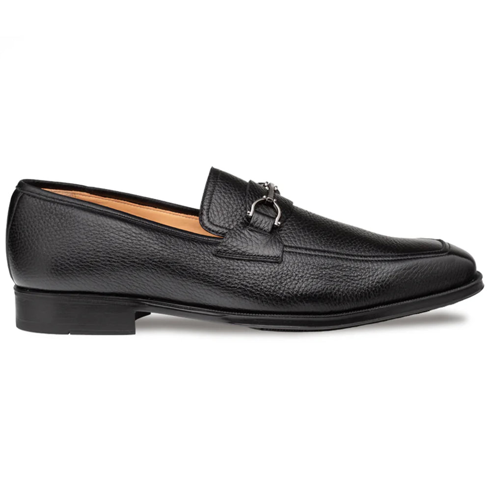 Mezlan Deerskin Ornament Loafer Black (E21253) - Medium