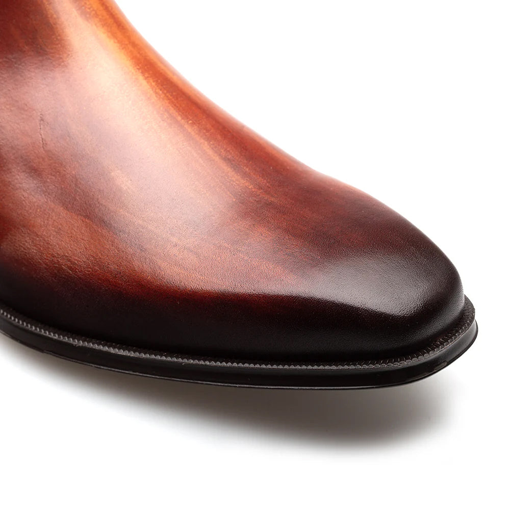 Mezlan Cervantes Chelsea Boot Cognac Rust (21265) - Medium