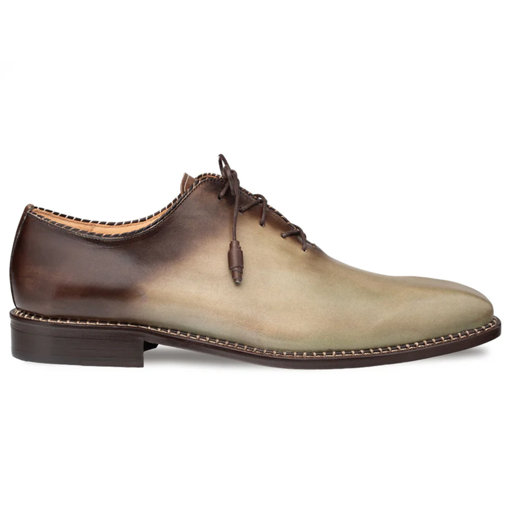 Mezlan Barbaro Two-Tone Oxford Olive / Mocha (21316) - Medium