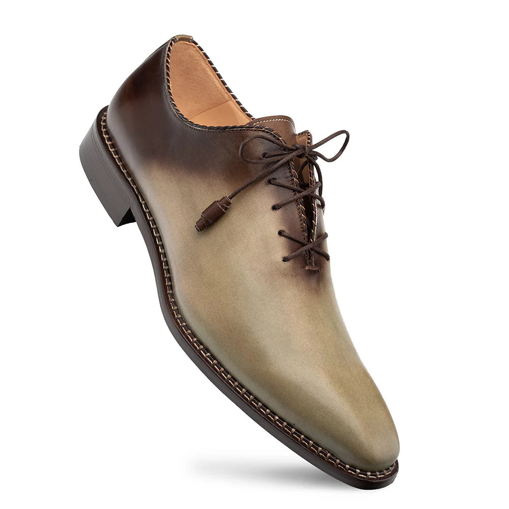 Mezlan Barbaro Two-Tone Oxford Olive / Mocha (21316) - Medium