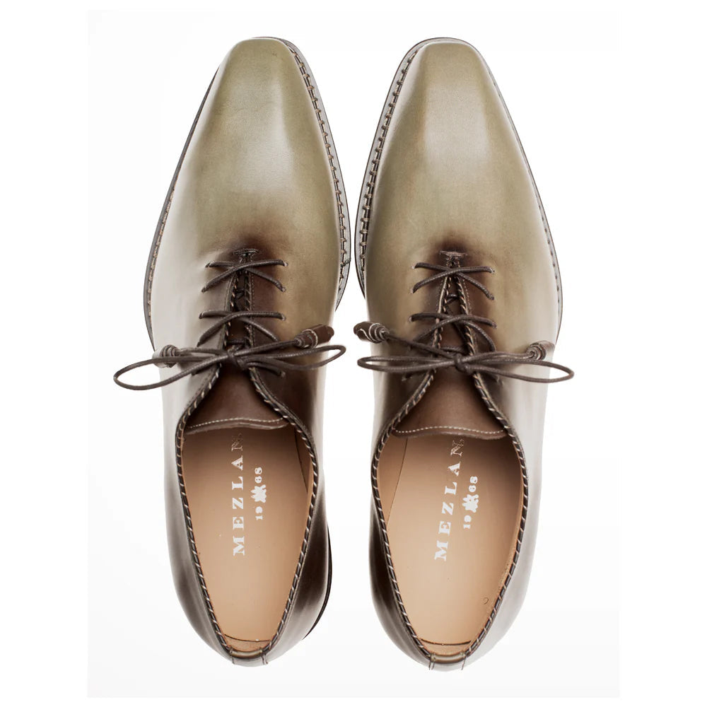 Mezlan Barbaro Two-Tone Oxford Olive / Mocha (21316) - Medium