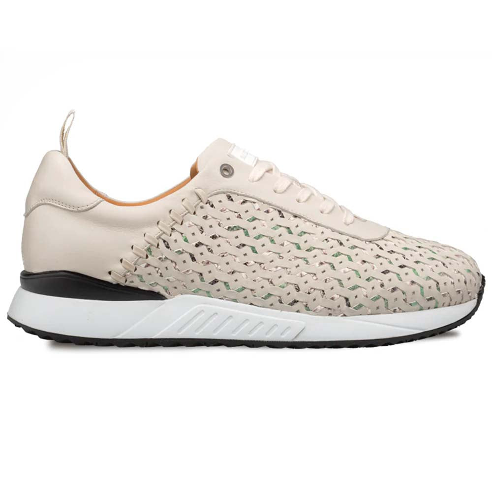 Mezlan Plata Laser-Cut Sneaker Light Green / Multi (21569) - Medium
