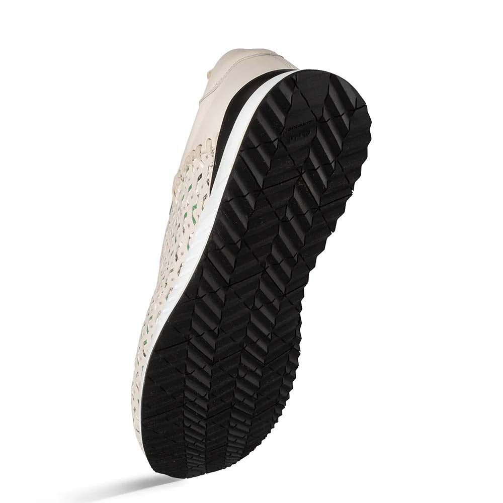Mezlan Plata Laser-Cut Sneaker Light Green / Multi (21569) - Medium