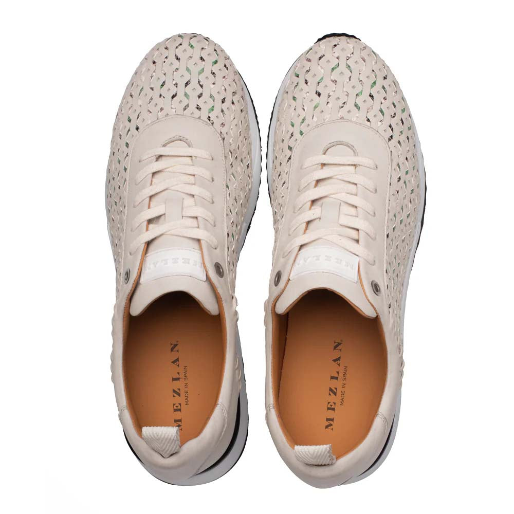 Mezlan Plata Laser-Cut Sneaker Light Green / Multi (21569) - Medium