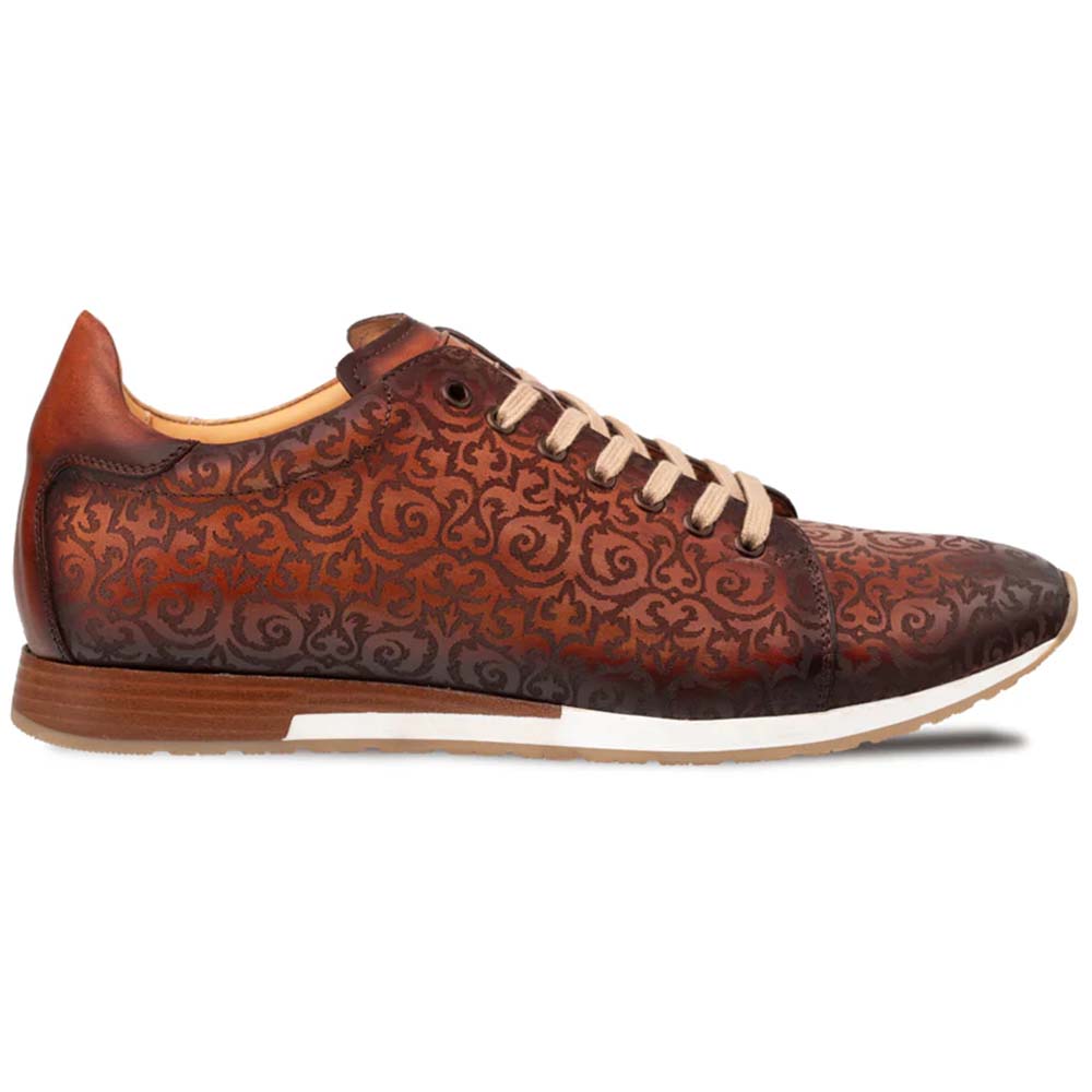 Mezlan Portico Laser-Print Sneaker Cognac / Rust (21577) - Medium
