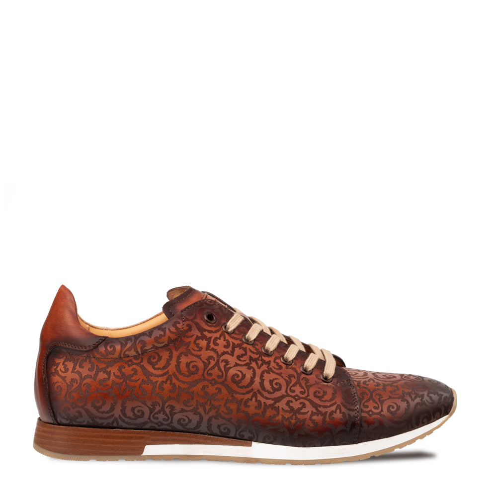 Mezlan Portico Sneakers - Laser-Print Leather - Luxury Style - 8
