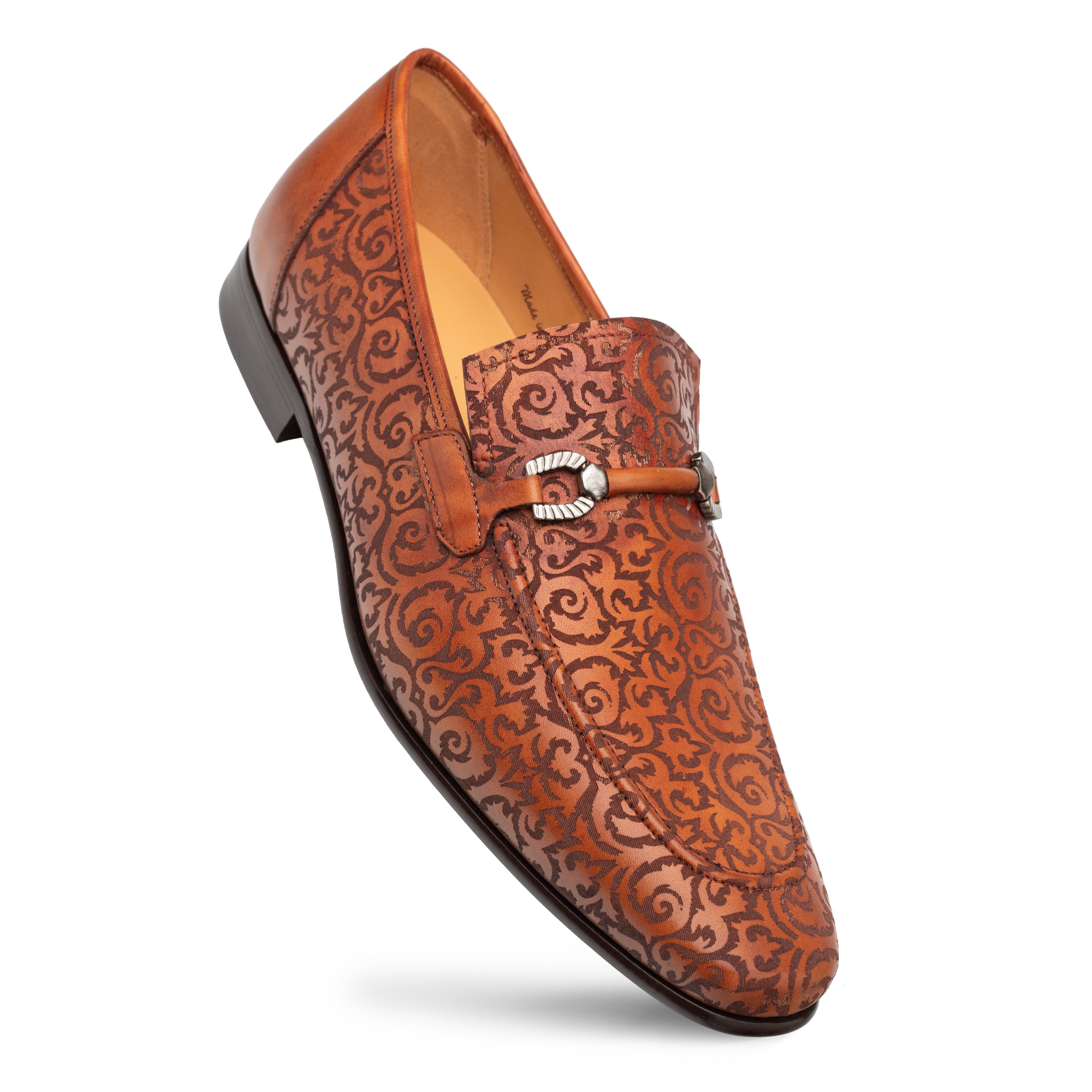 Mezlan Alcaraz: Luxury Leather Laser-Print Slip-On Shoes - 8