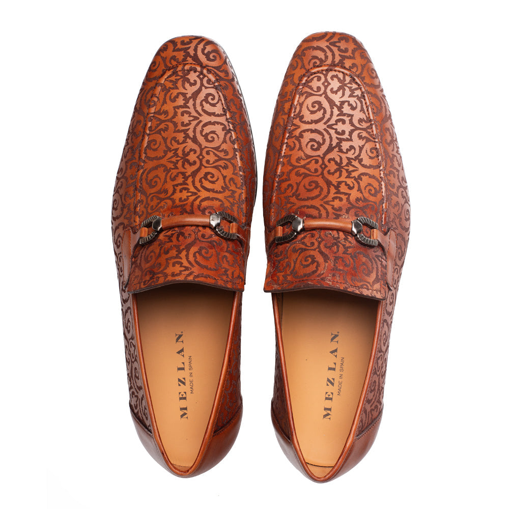 Mezlan Alcaraz: Luxury Leather Laser-Print Slip-On Shoes - 8