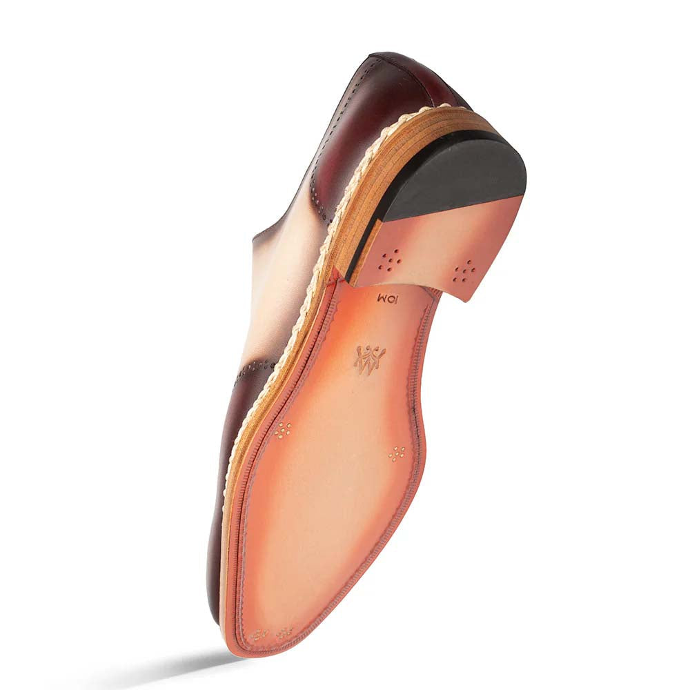 Mezlan Almagro Two-Tone Oxford Red / Bone (21592) - Medium