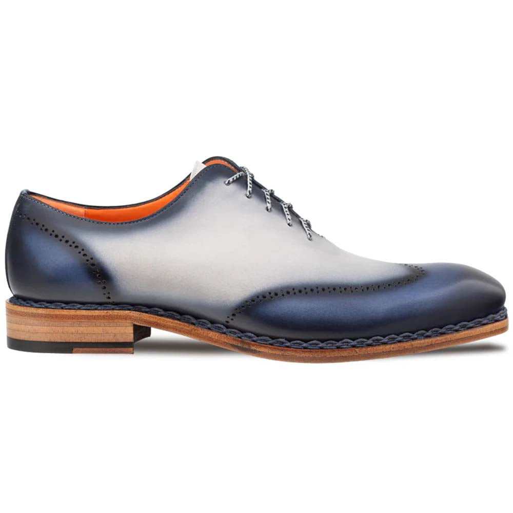 Mezlan Almagro Two-Tone Oxford Navy / Pearl Grey (21592)
