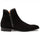 Mezlan Moretti Black Suede Zip Boot - 21686 Luxury Ankle Boot