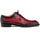 Mezlan Tribeca Laser Print Oxford Burgundy (21691)