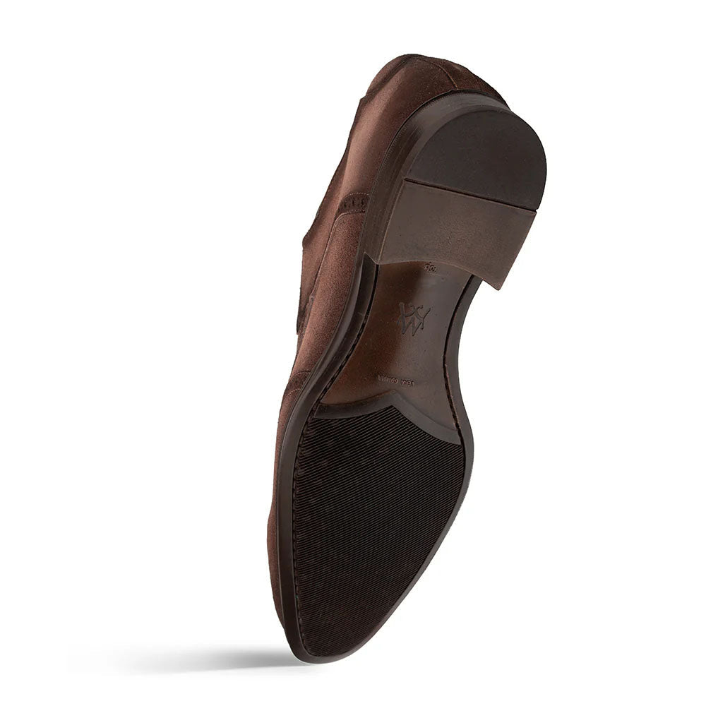 Mezlan Benante Suede Wing Tip Derby Brown (21715) - Medium
