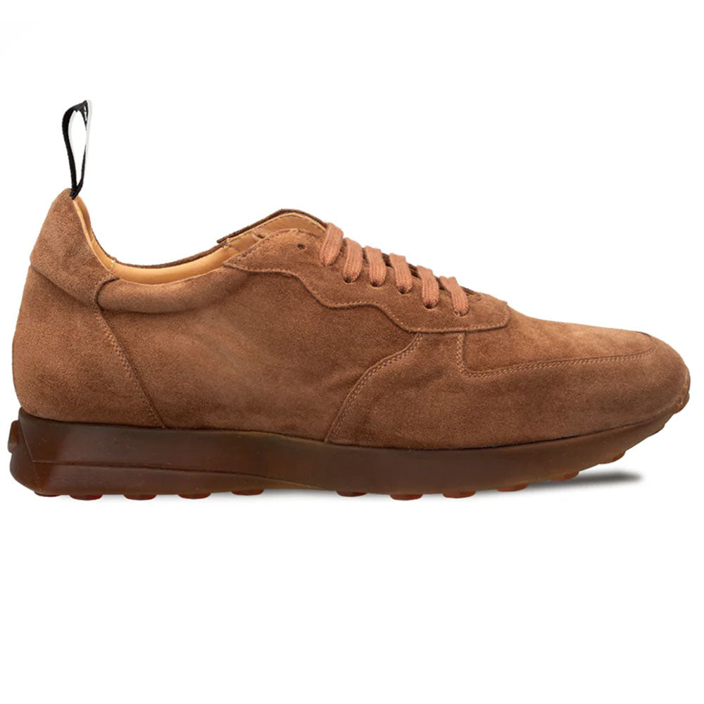 Mezlan Carlucci Suede Sneaker - Tan - Medium