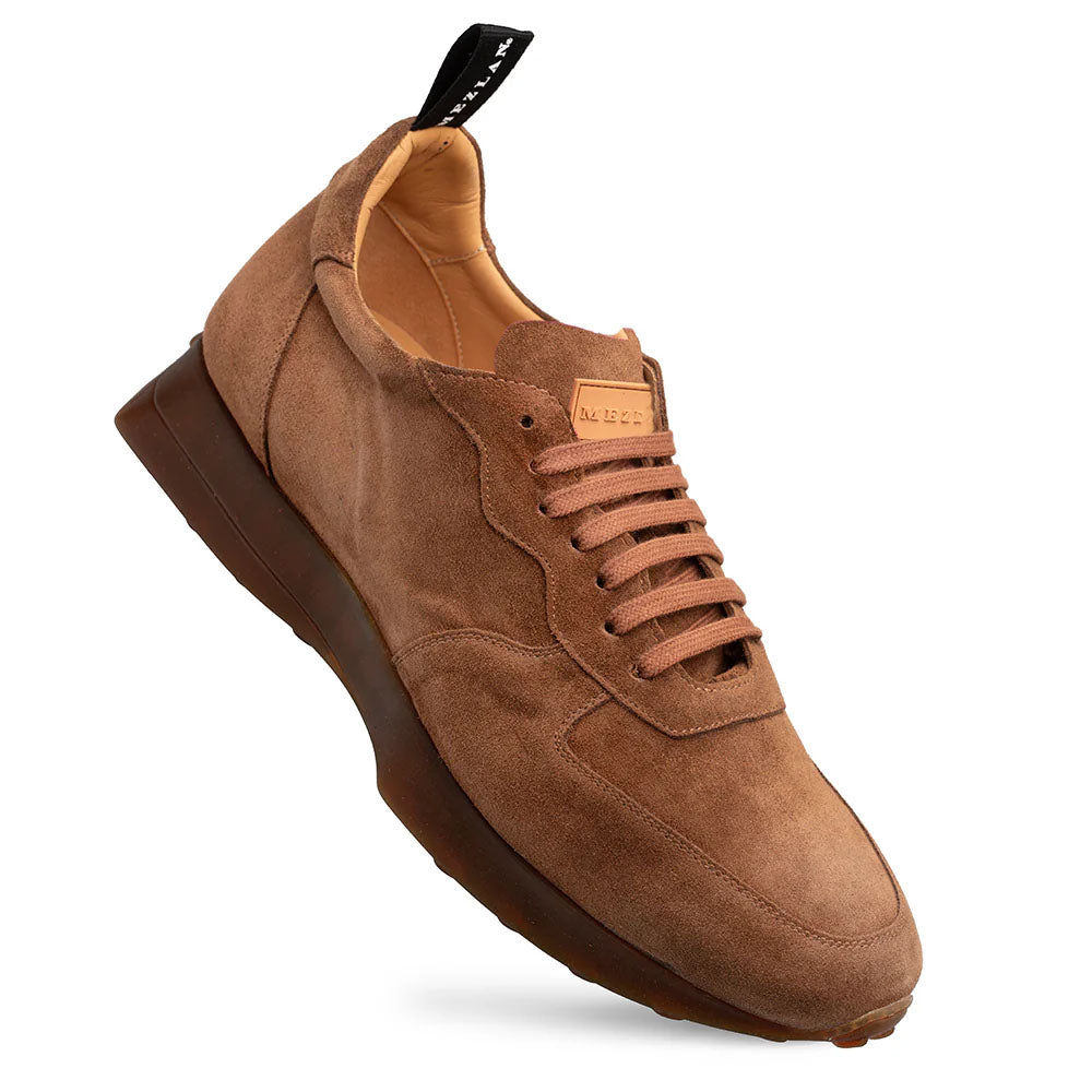 Mezlan Carlucci Suede Sneaker - Tan - Medium