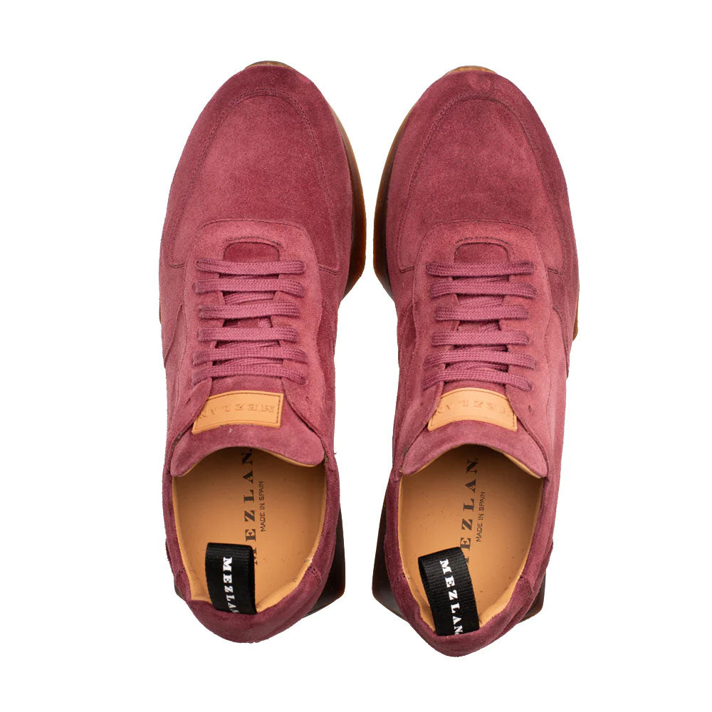 Mezlan Carlucci Suede Sneaker - Wine