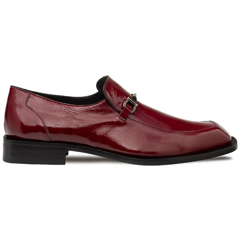 Mezlan Accola Textured Slip on - Burgundy