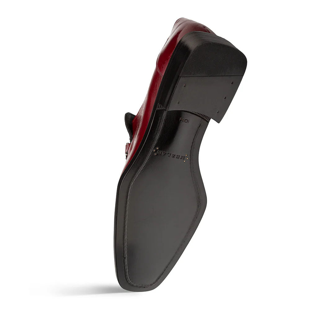 Mezlan Accola Textured Slip-On Burgundy (21738) - Medium