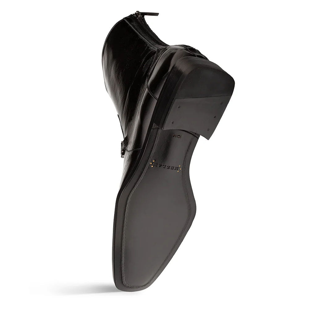Mezlan Buscemi Hi-Shine Ornament Boot - Black - Medium