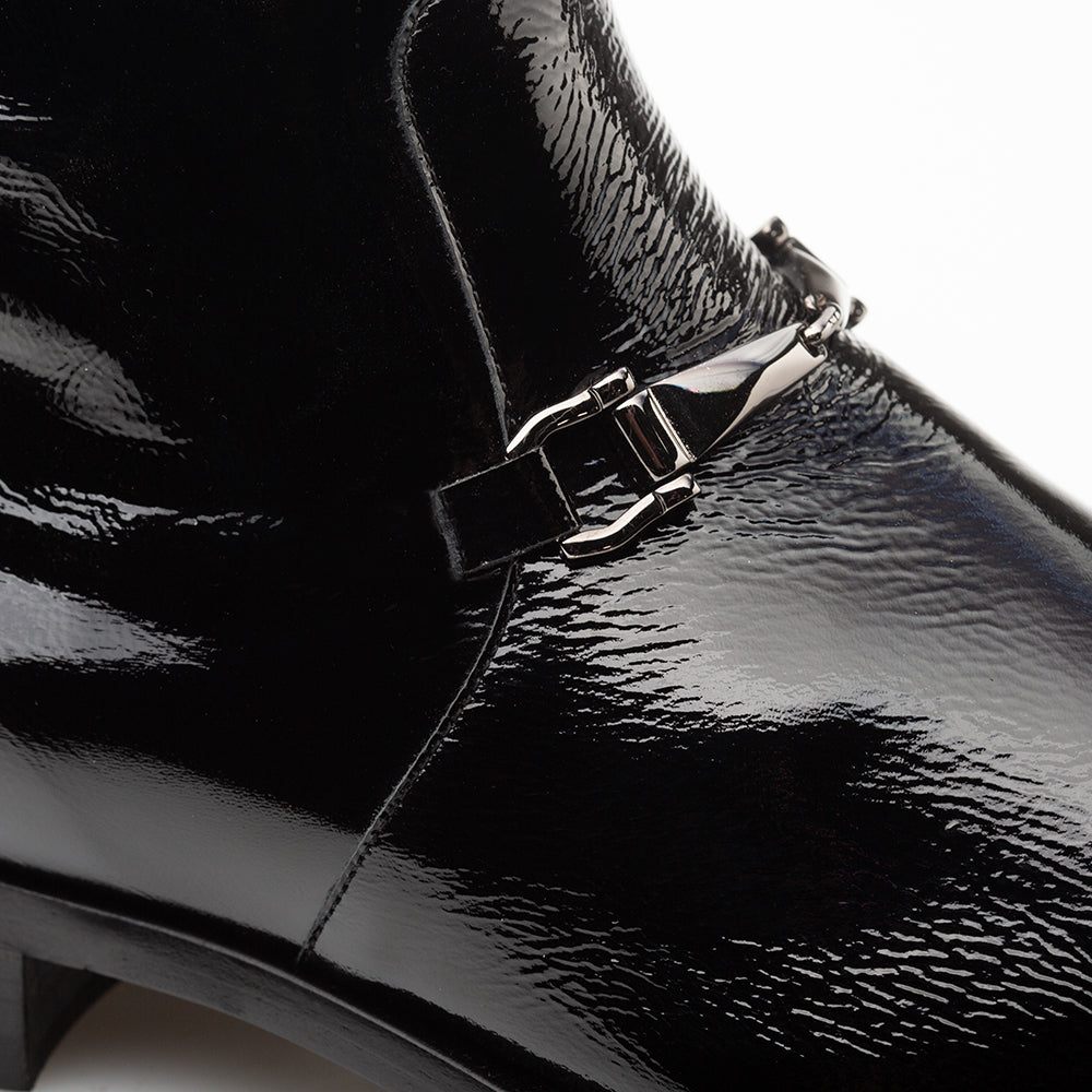 Mezlan Buscemi Hi-Shine Ornament Boot - 9