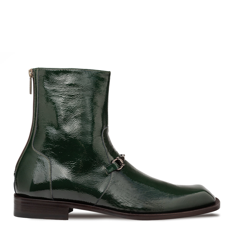 Mezlan Buscemi Hi-Shine Ornament Boot - 9