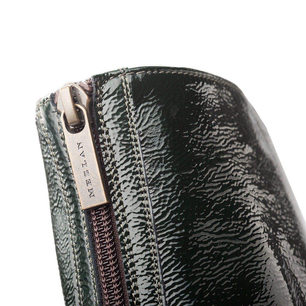 Mezlan Buscemi Hi-Shine Ornament Boot - Luxury Leather Dress Boot - 8