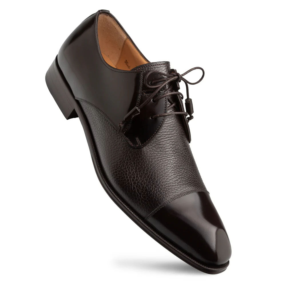 Mezlan Capello Hi-Shine Calf Derby Brown (21744) - Medium
