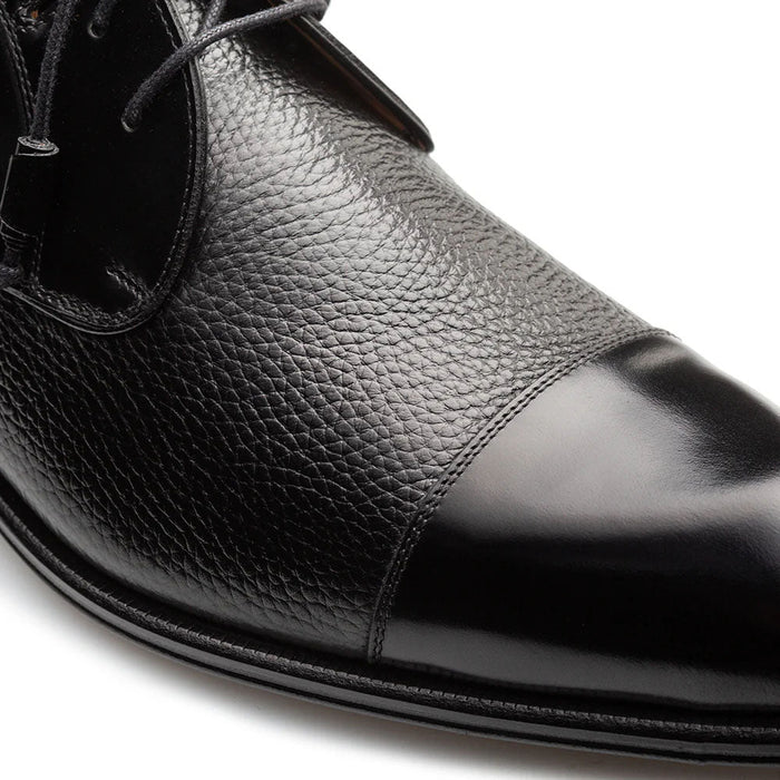 Mezlan Capello Hi-Shine/Calf Derby - Black