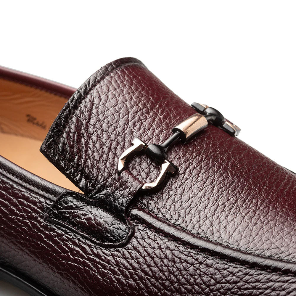 Mezlan Marinelli Deer Ornament Slip-On Burgundy (21749) - Medium