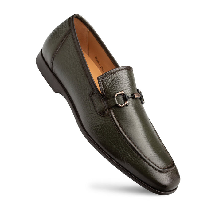 Mezlan Marinelli Deer Ornament Slip-On - Luxury Italian Loafer