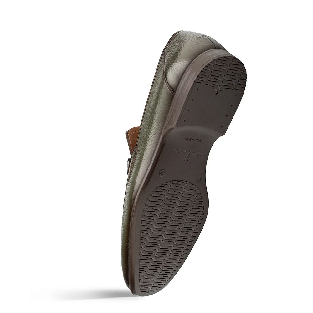 Mezlan Marinelli Deer Ornament Slip-On Olive (21749) - Medium