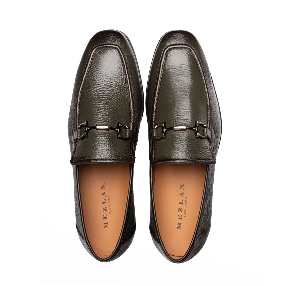 Mezlan Marinelli Deer Ornament Slip-On Olive (21749) - Medium