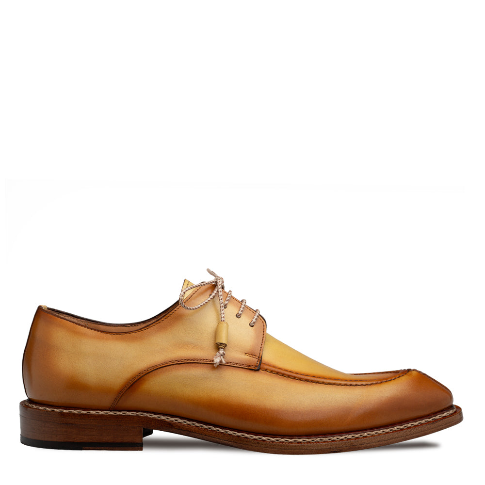 Mezlan Belmonte Patina Calf Derby - Luxury Italian Leather Shoes