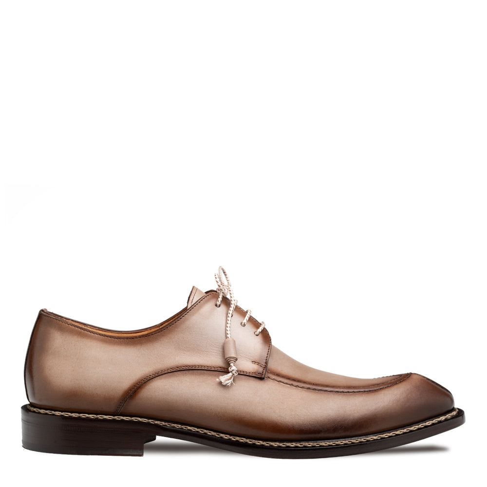 Mezlan Belmonte Patina Calf Derby - Luxury Italian Leather Shoes - 8