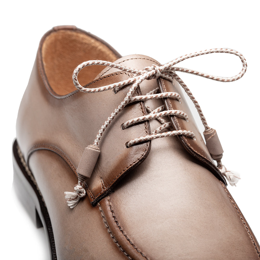 Mezlan Belmonte Patina Calf Derby - Luxury Italian Leather Shoes - 8