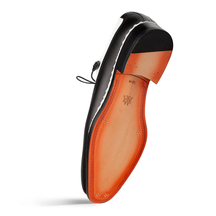 Mezlan Muro Two-Tone Leather Derby - Luxury Crafted Shoe