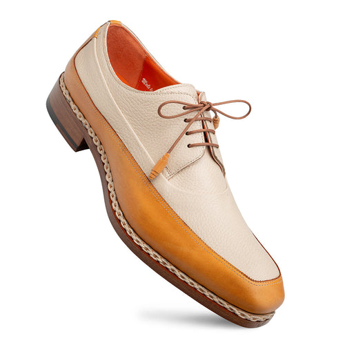 Mezlan Muro Two-Tone Leather Derby - Luxury Crafted Shoe