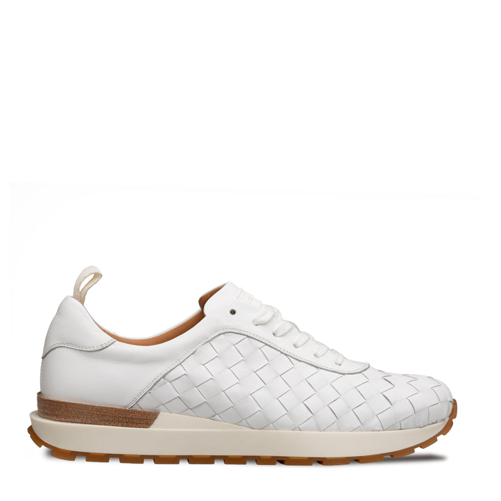 Mezlan Concha Woven Calf Leather Sneaker - 8
