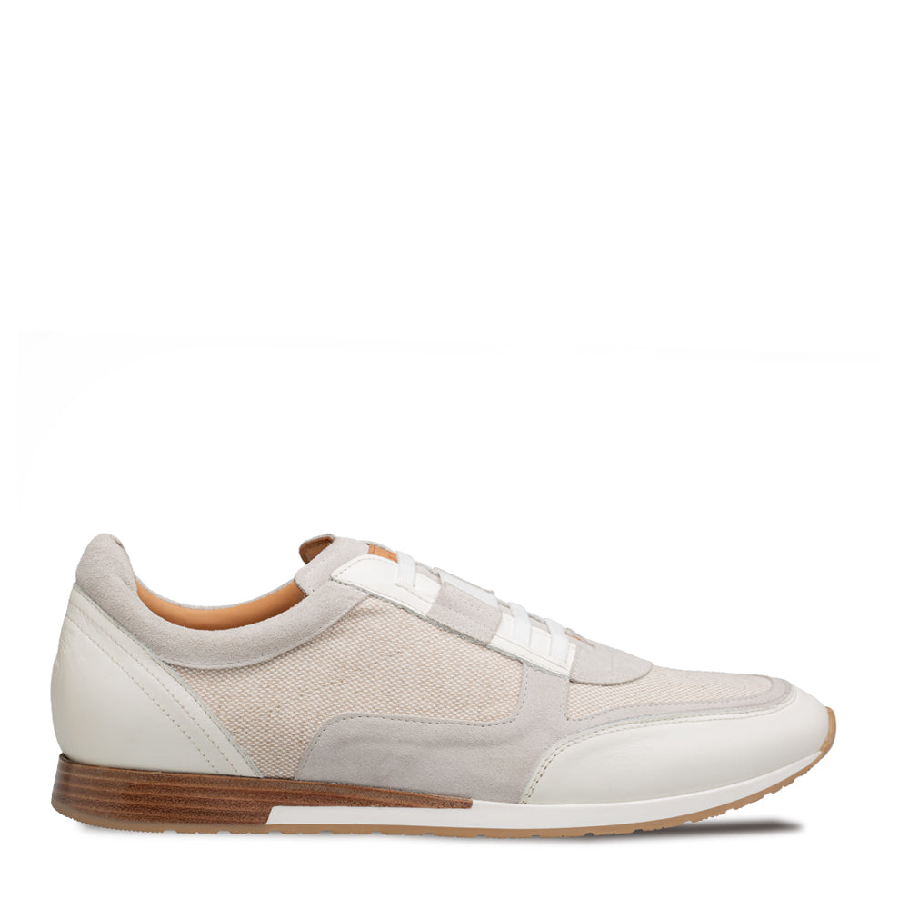 Mezlan Riumar: Luxury Suede & Linen Sneakers - [Color, if known] - 8
