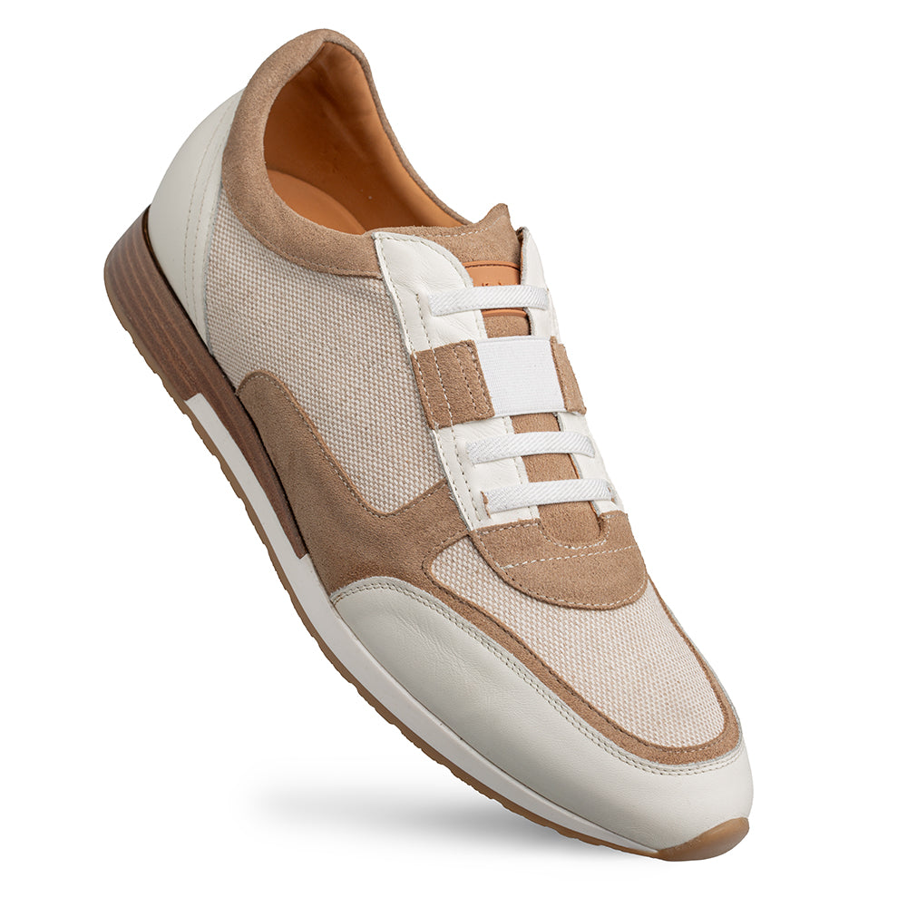 Mezlan Riumar: Luxury Suede & Linen Sneakers - [Color, if known] - 8