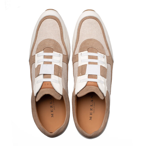 Mezlan Riumar: Luxury Suede & Linen Sneakers - [Color, if known]