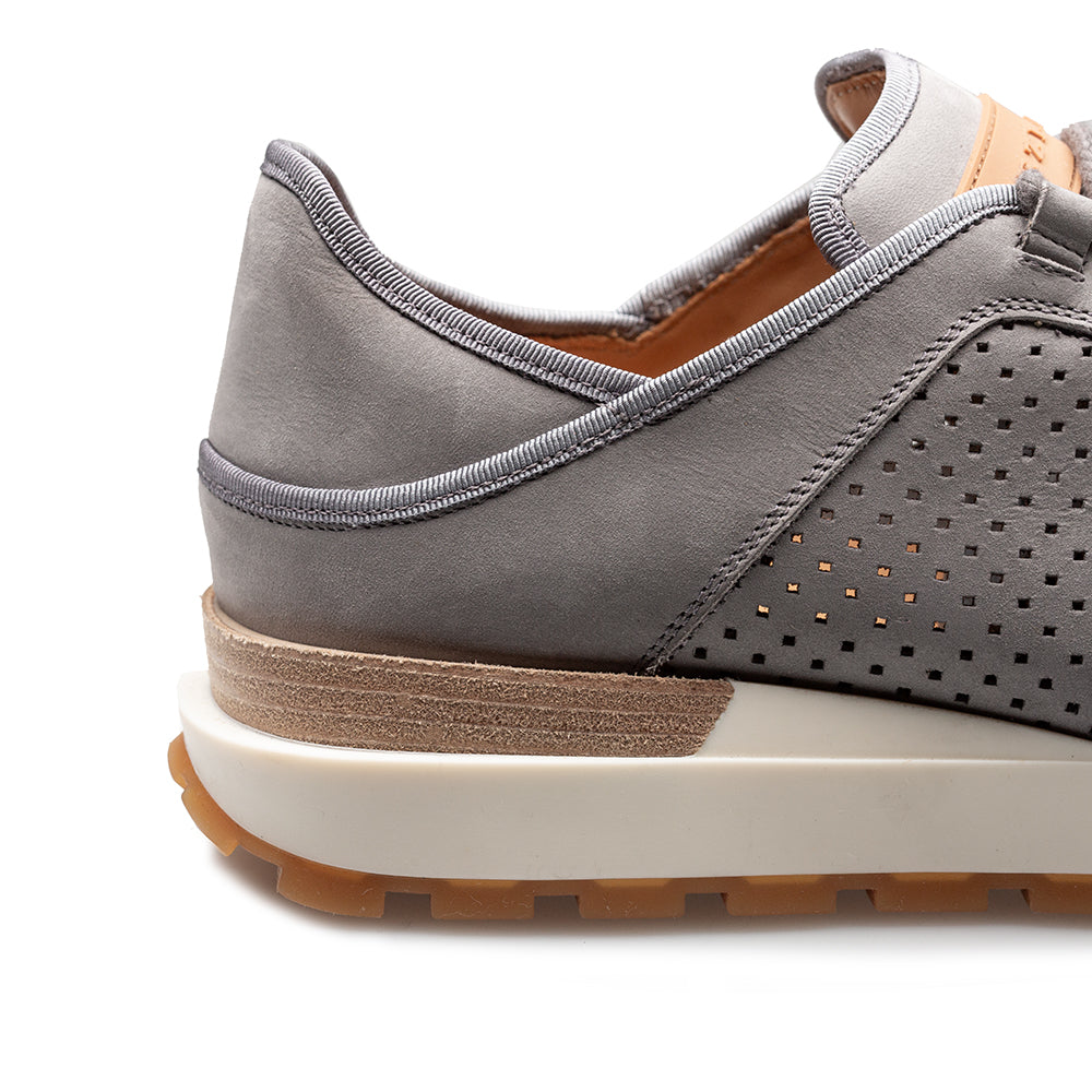 Perforated Nubuck Sneaker - 8